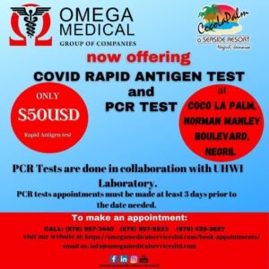 Negril Covid 19 Testing Services - Alfreds Ocean Palace